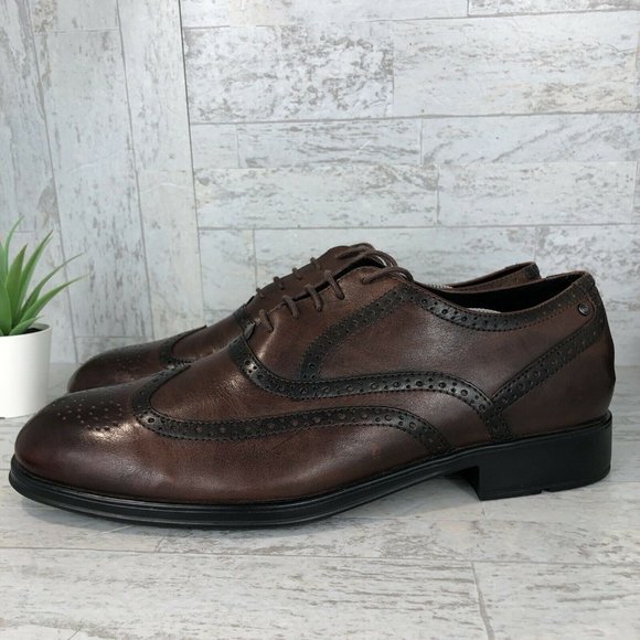 Rockport Almartin Brogue Brown Leather 
